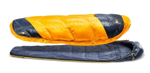 The North Face ONE sleeping bag ready for 20 degree temperatures. 