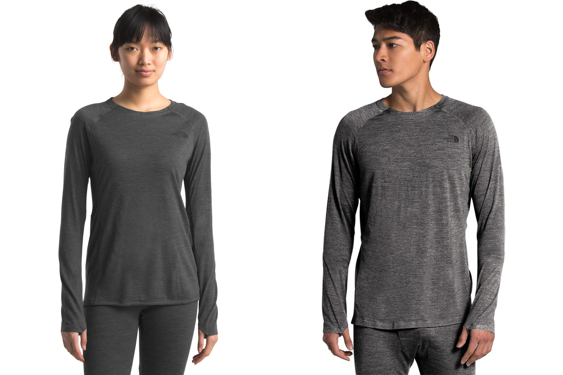 The North Face baselayers for men and women