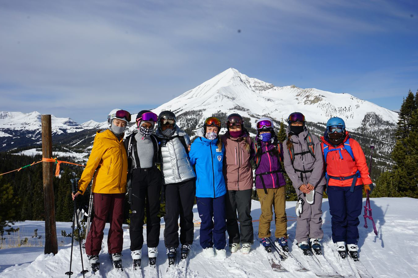 Women of Winter group at Big Sky Montana