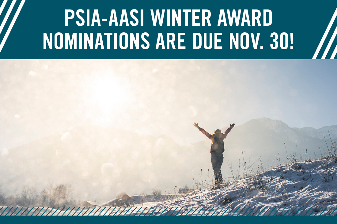 Winter Award Nominations due Nov. 30!